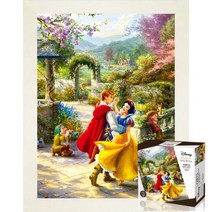 퍼즐피플 디즈니 150피스 직소퍼즐 모음, 백설공주 킨케이드 150피스 액자포함(우드화이트), 퍼즐유액 포함, 150p