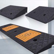 자동차 경사로 경사판 차량 진입판 이동식 세이프티업 경사 고무 카업 플라스틱, 100X25X9