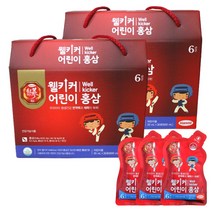 한미 웰키커 어린이 홍삼 20ml, 90포 3개월분