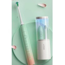 전동 칫솔 추천 치석 제거기 진동 상쾌함 음파 좋은, 블루(박스+정품칫솔모6개+기본칫솔모2개)