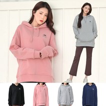 헤링본 여자 남자 공용 루즈핏 후드티 맨투맨 봄 가을 무지 상의 애슬레저룩 TE101W