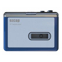 Ezcap215 휴대용 개인 워크맨 블루투스 카세트 플레이어 레트로 테이프 음악 이어폰 또는 스피커로 전송, 한개옵션0, 한개옵션0
