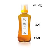 노고단향 꿀 야생화꿀 농축꿀 자연숙성 요리용 선물용 토종꿀 튜브형, 3개, 500g