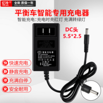 스케이트 케이블 통용 휴대용 부품 자전거 출퇴근 배터리 롤러 전기차충전기 이동형, DC헤드 42V1A (밸런스카 충전기 36/42V 범용