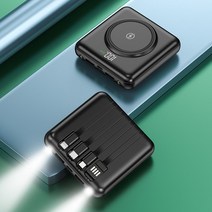 파워뱅크 보조 배터리 베터리 무선 20000 mAh 보조베터리 4USB 라인 충전 휴대용 외부 예비 배터리 아이폰, 01 black_01 10000mAh