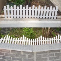 조립식 정원 울타리 화단 조경장식 플라스틱 울타리, 흙꽂이 일체형