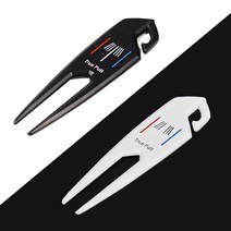 삼선디봇포크 트리플트랙 골프 디봇보수기 그린보수기 디봇툴 잔디보수기, 화이트