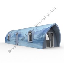 돔하우스 글램핑 캠핑 비닐하우스 쉘터 이글루 돔텐트 홈스테이 텐트 룸 화산 돔의 특색 있는 집