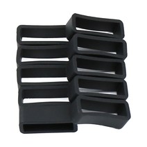 고무 시계 스트랩 벨트 홀더 10 개 14-22MM 잠금 교체 루프 밴드 키퍼 보안 리테이너 링 액세서리
