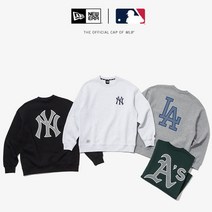 뉴에라 AP 13338669 13338670 13338671 13338672 MLB 그리드 로고 맨투맨, 없음