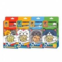 고양이 바삭한 식감 비스킷 90g 3개 고양이캔디 캣만두, 연어(AC21)