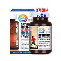 어바틀 멀티비타민 앤 미네랄 포맨 남자 종합비타민 비타민b 비타민a 비타민d 비타민c 비타민k 비타민e 아연 셀레늄 비오틴 판토텐산 남성 종합영양제 미국 직수입, 90캡슐, 1개