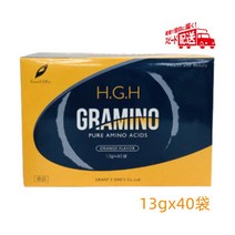 [40포입]H.G.H GRAMINO (에이치·지·에이치·그라미노)아미노산 토이 완즈 13g×40포(수소수 레스베라트롤 건강 나이 피부 백수 프로테오글리칸 HGH SUPER BLACK LABEL hgh HGH 에이치지에이치) 내일락