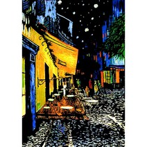 아트조이 DIY 스크래치 나이트뷰, J-06 밤의 카페테라스