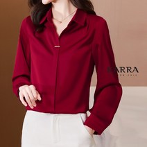 카라 KARRA 모던브이넥블라우스 A3F0422