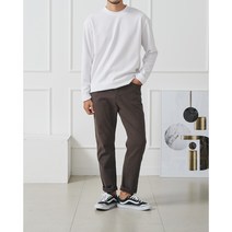 장롱 남자 면바지 시크릿 밴딩 스판 일자핏 빅사이즈 치노팬츠