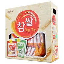 크라운 참쌀 설병 선과 2입x74봉/쌀과자, 74봉
