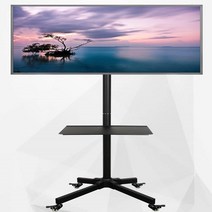 이동식 이동형 높은 싱글 34인치 32인치 27인치 24인치 LED LCD 삼성 LG 모니터 TV 고정 거치 걸이 암 회전 마운트 다리 스탠드 거치대 지지대 받침대 설치대