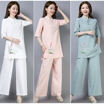 G2C0637 생활한복 결혼식혼주한복 한복대여 어른한복 한복 신혼여행 웨딩박람회 개량한복 여자개량한복 여자생활한복 졸업사진한복 계량한복 절복 플라워 바지세트 퓨전한복 명절옷