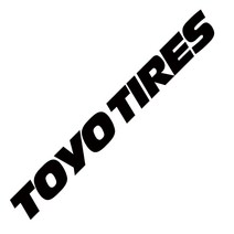 TOYO TIRES 토요타이어 데칼 튜닝 스티커, 1개, 레드(대)