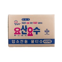 유한크린텍 요산요수 업소전용 물티슈 400장, 1개