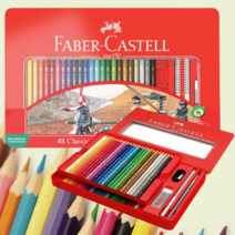 [THE 색칠] 만다라 색칠하기 시리즈 1 2 : 오연수 뇌운동 치매예방 미술치료 어른색칠공부 컬러링북 어르신 취미생활, 파버카스텔 클래식 색연필 48색