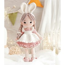 해외 DIY키트 코바늘 태교인형만들기 뜨개실 DIY 취미키트, 마녀인형