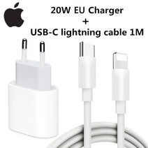 아이폰 12 미니 프로 최대 유형 C 빠른 충전기에 대 한 원래 20W USB-C 전원 어댑터 8 플러스 X XR 11 xs에, 03 EU charger add cable