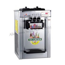 아이스크림메이커 소프트 콘 기계 가정용 업소용 자동 디지털 제어 CE 승인 sopy, R22 Stainless Steel+220-240V+2