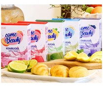 콤부티 콤부차 15포 매실 레몬 자몽 블루베리 복숭아 맛별 탄산 꼼부티유산균 함유, 블루베리1박스(15포)