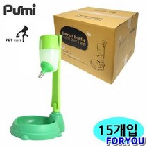 ForU6 푸르미 보급형 물병 그린 박스 15개 강아지 개급수기 급수기 애견용품 급식기, 상세페이지 참조
