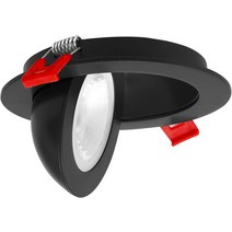 NICOR Lighting DGF43120SRDBK DGF4(v3) Canless Downlight 4 Inches Black