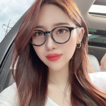 블루라이트 차단 기능성 시력보호 프리미엄 원형 뿔테 안경