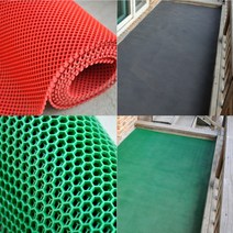 사각 롤매트/레드 / 물빠짐매트 건물입구 미끄럼방지, 단품