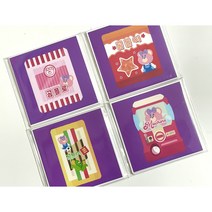 비비님도안 문방구 간식 시리즈 도무송 스티커 4종 세트