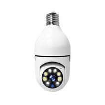 전구형 무선 CCTV 간편 설치 360도 회전 매장 사무실 창고 실외 홈캠 베이캠, 올컬러나이트 + 32GB + 3MP + 3.6mm