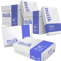한국제지 밀크복사용지 75g 500매, B4 500매