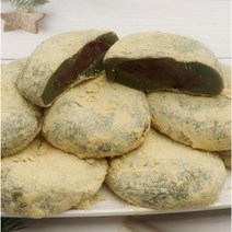 쫄깃쫄깃 굳지않는 콩쑥개떡 쑥콩떡 콩쑥개떡 1.8kg 60g * 30알 국내산 찹쌀로 빚은 쑥 찹쌀떡~
