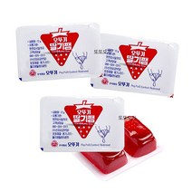 일회용 딸기쨈 150개 100개 디스펜팩 맛있는 딸기잼 식빵 와플 스콘 모닝빵 잼, 12g, 40개