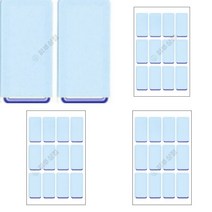 보호견출지 420 7매 청색 사무용품쇼핑몰 A4라벨 칼라라벨지 정리용품 분류용라벨 컬러시트지 접착펠트지 접착시