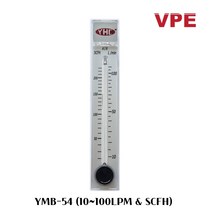 YHC YMB-54 국산 에어용 면적식 판넬유량계 ( 10~100LPM & SCFH)