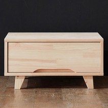 편백나무 원목 1단 서랍장 협탁 600/ 피톤치드홀딩스, 거실수납장 2EA