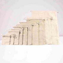 광목주머니 10종 면보 린넨 양파망 무지 제로웨이스트 파우치 더스트백, 20x25cm