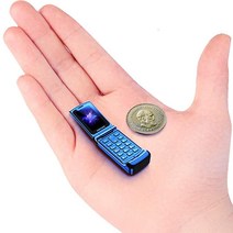 XBOSS F1 플립 휴대폰 세계에서 가장 미니 언락 (블루), Blue