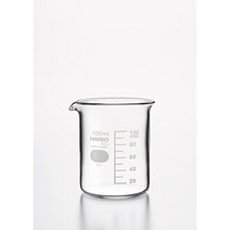 Sibata Scientific Beaker with standard scale 100mL 010020-10051A 36 pieces, 1개, 1ml