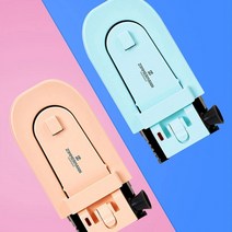 초미니 핸디형 스팀다리미 원피스 의류스팀기 제주여행 준비물 필수품 소품, 본상품선택, 살구색 201HPTYPE