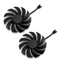 [해외] 85MM GPU 그래픽 카드 냉각 팬 쿨러 팬 기가 바이트 P106 GTX1060 1050ti 1070 RX470 RX570 580 그래픽 카드 수리 부품, 2pcs clockwise fan