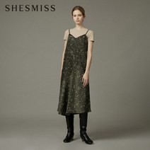 SHESMISS_02 [쉬즈미스] 프린팅 포인트 슬립 원피스_SWWOPL31050_KH