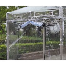투명천막 방수방한 조립식 바람막이 플리마켓텐트, 2x3m + 3면