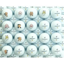 카카오프렌즈 골프공 A+ A 라이언캐릭터 로스트볼, A++ 등급(3피스)
